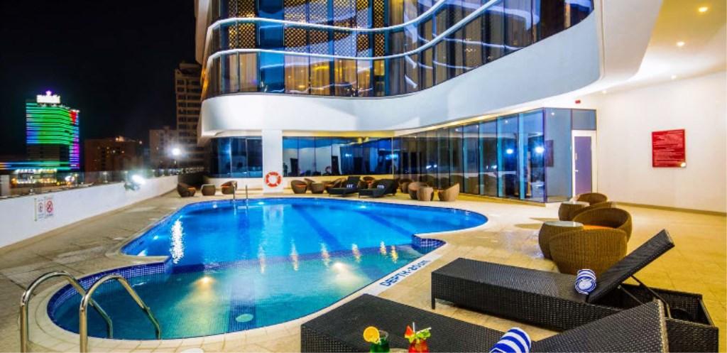Arch Hotel Manamah Buitenkant foto